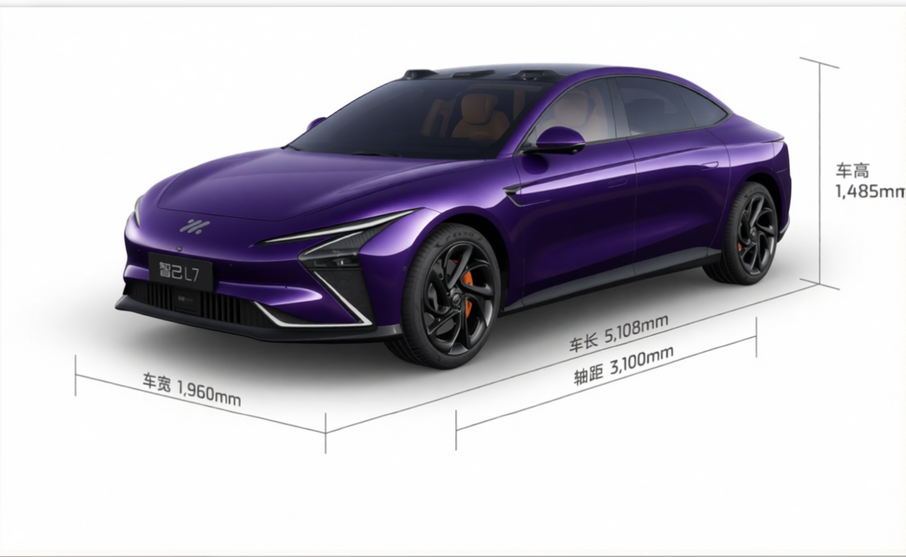 Your car rendered in Midnight Purple gloss paint