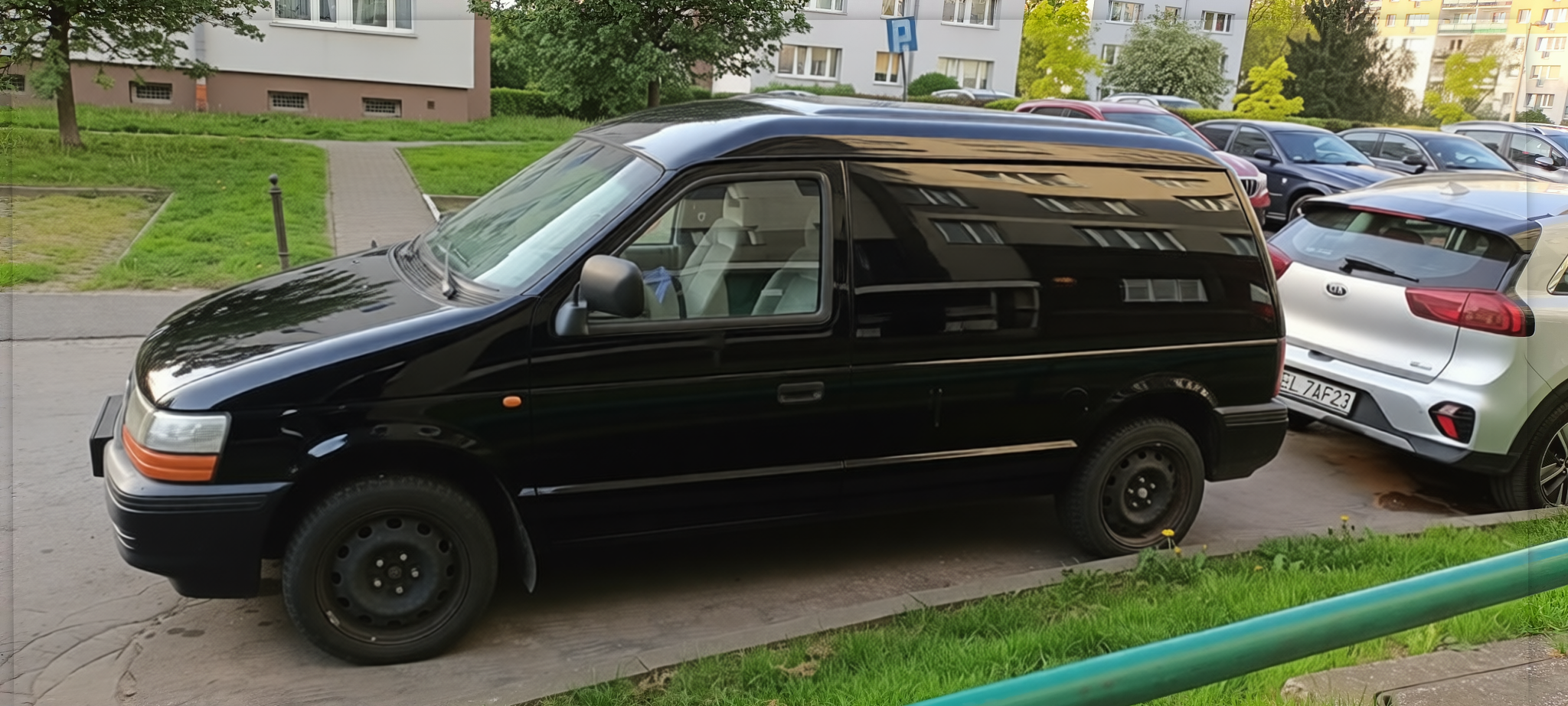 Your car rendered in Black gloss paint