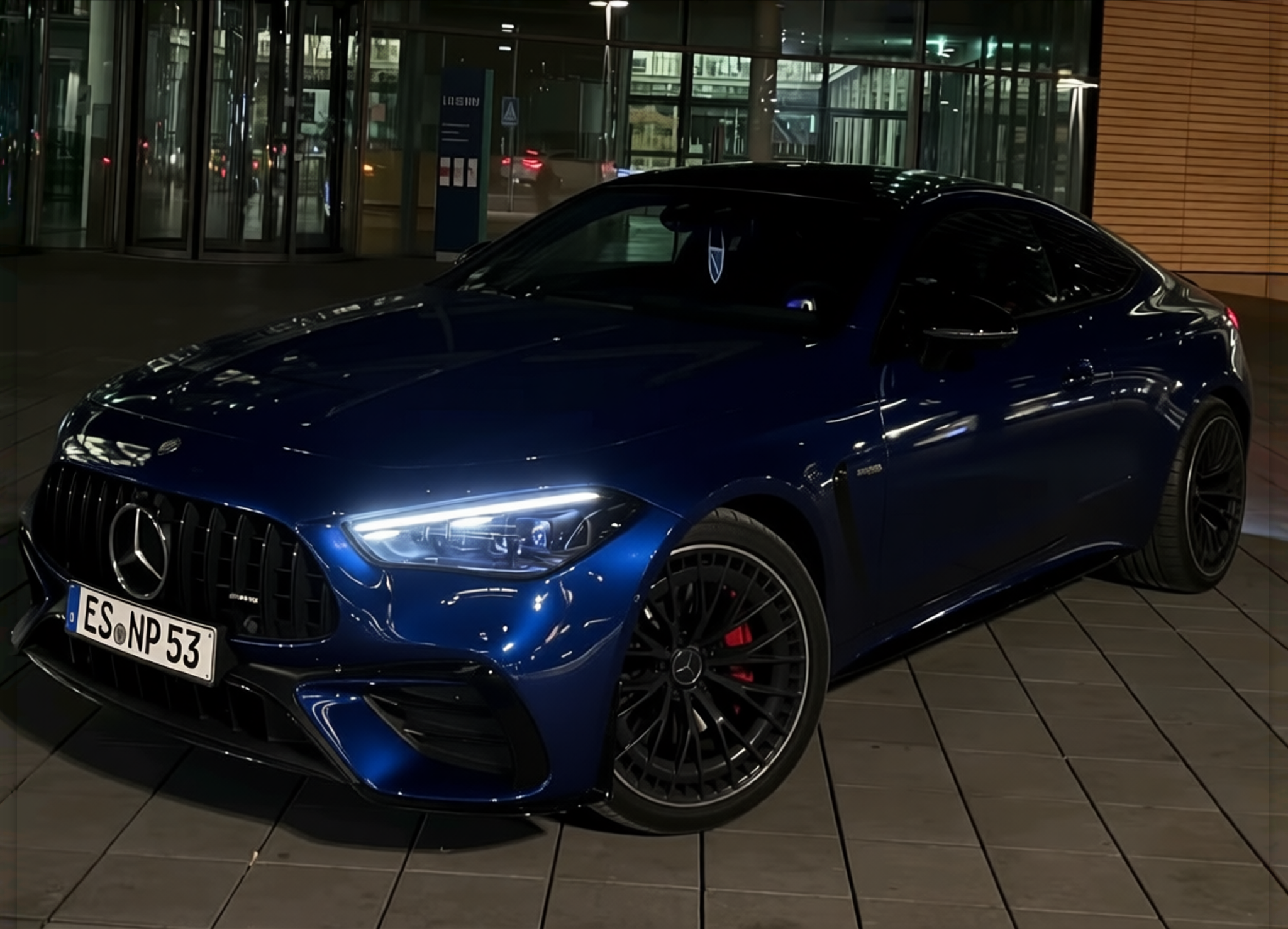 Your car rendered in Deep Navy gloss paint