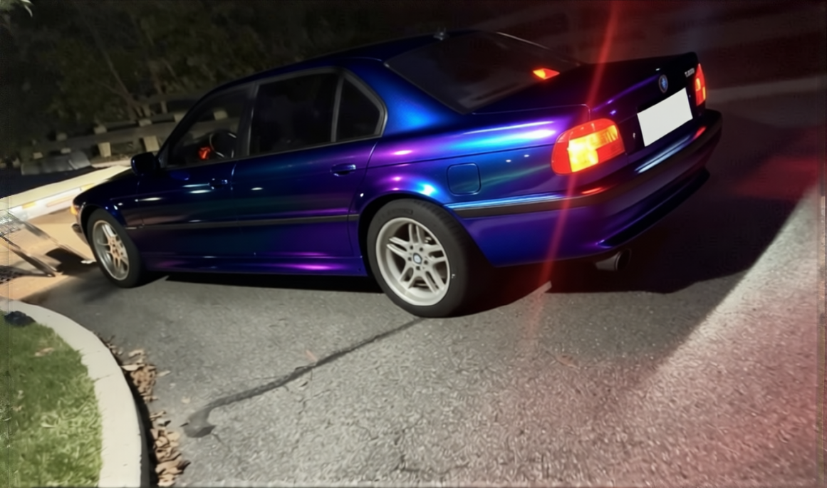 BMW 8 Series rendered in Super Gloss Spectrum gloss wrap