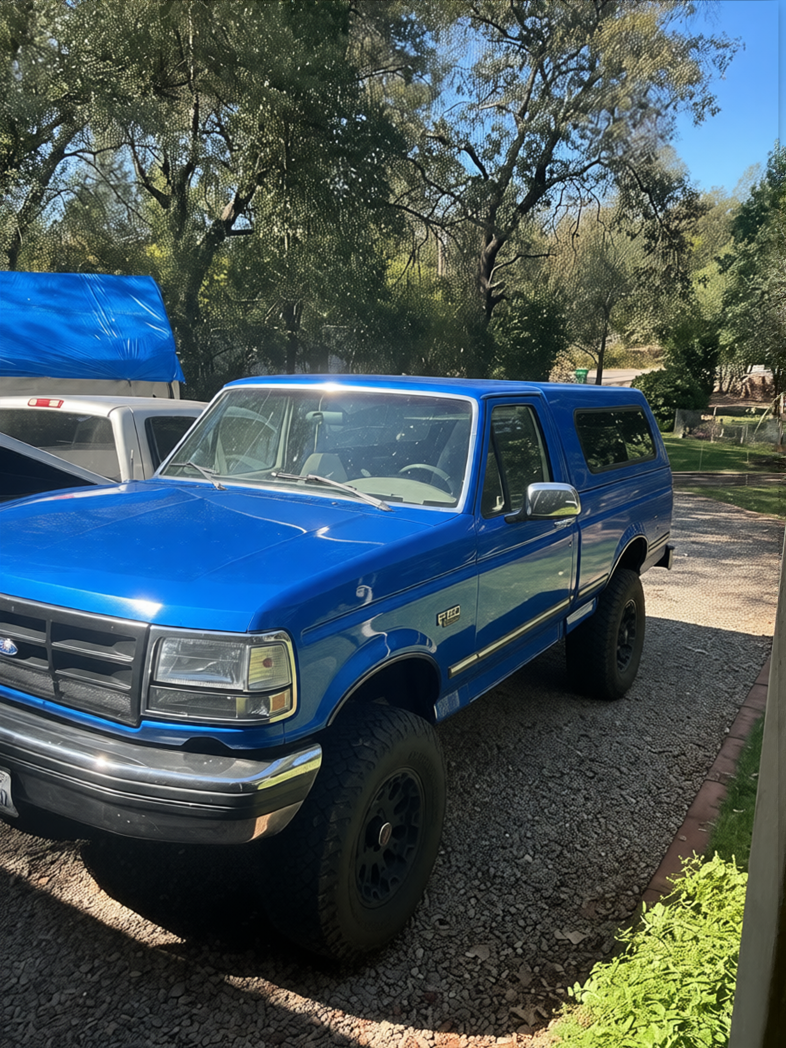 Your car rendered in Gulf Blue gloss paint