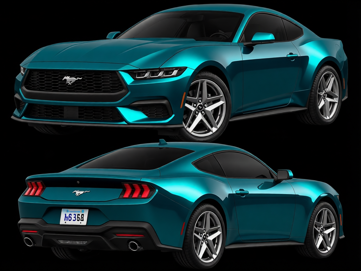 Your car rendered in Super Gloss Era Green gloss wrap