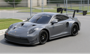 Your car rendered in Nardo Grey gloss paint