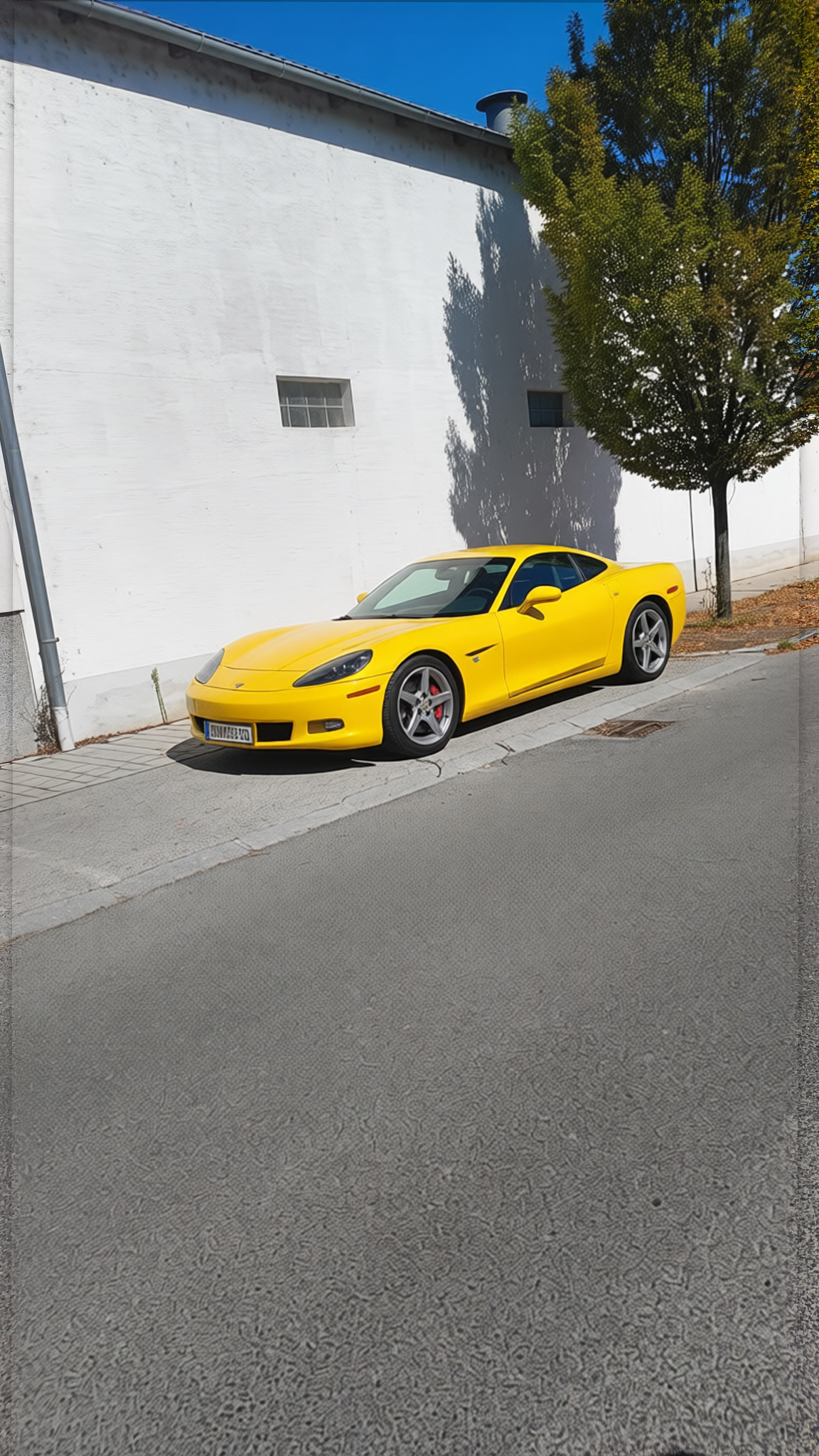 Your car rendered in Racing Yellow gloss paint