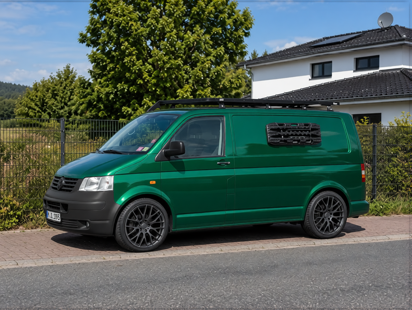Your car rendered in Racing Green gloss paint