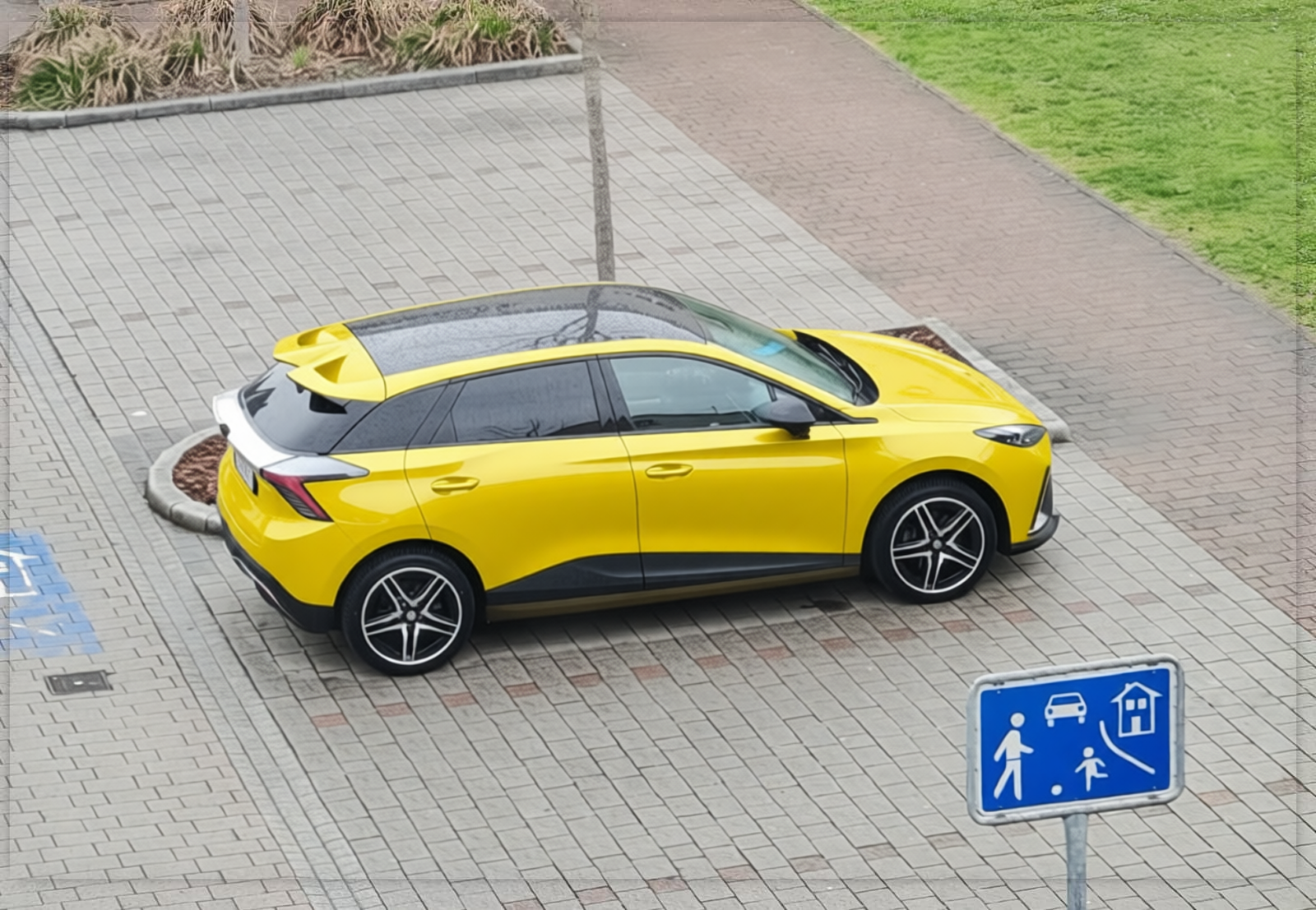 Your car rendered in Racing Yellow gloss paint