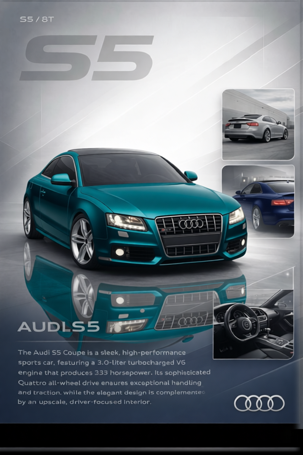 Your car rendered in Super Gloss Era Green gloss wrap