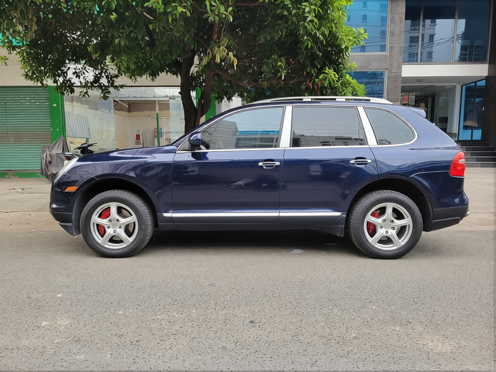 Your car rendered in Deep Navy gloss paint
