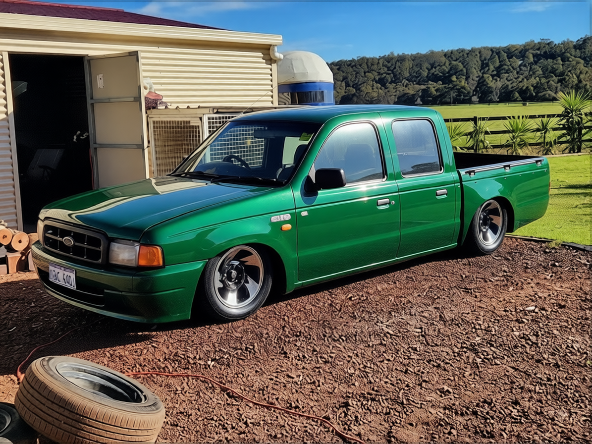 Your car rendered in Racing Green gloss paint