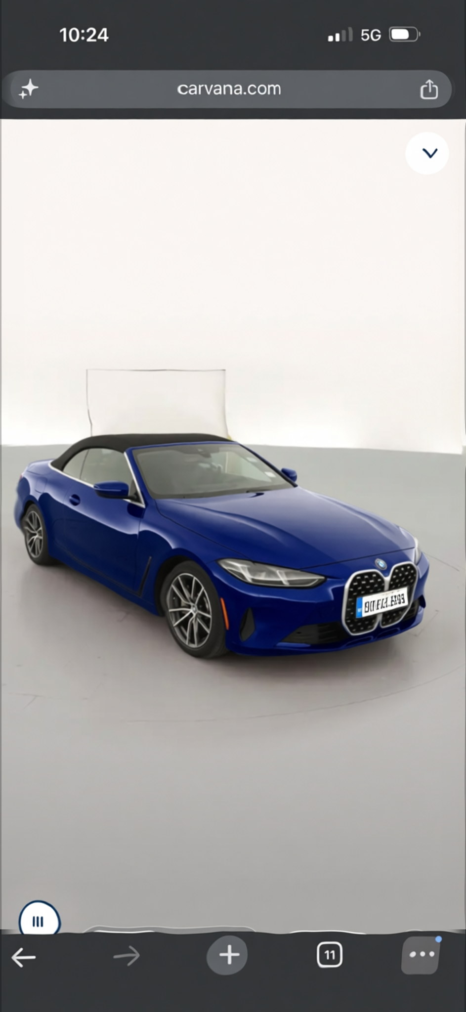 Your car rendered in Deep Navy gloss paint