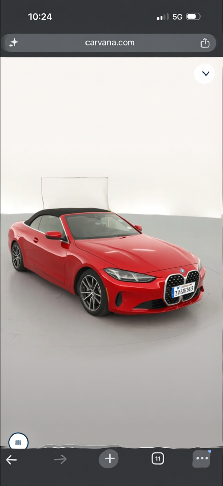 BMW 4 Series rendered in Ferrari Red gloss paint