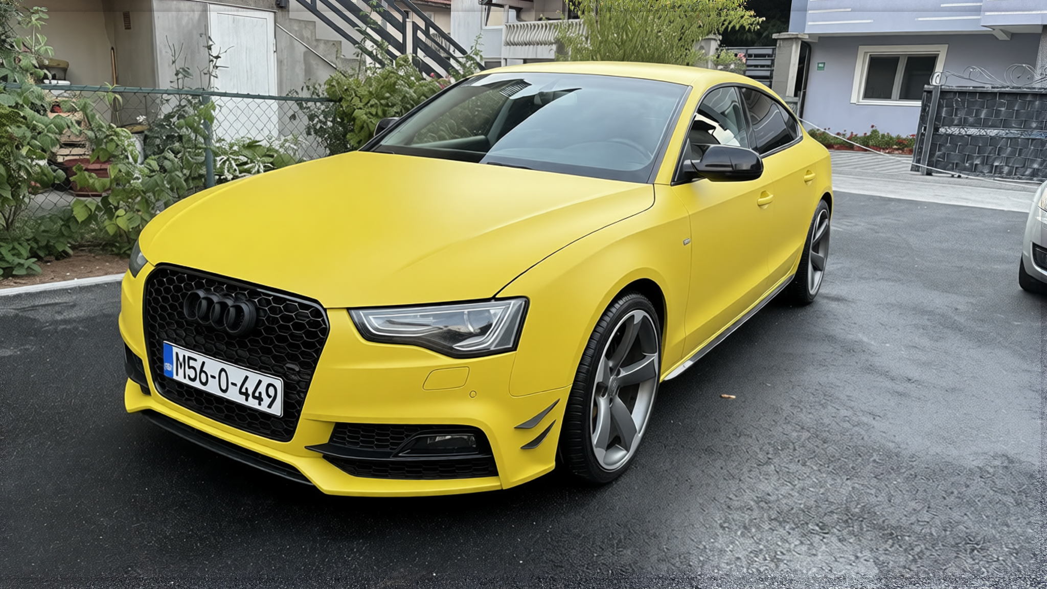 Your car rendered in Racing Yellow matte paint