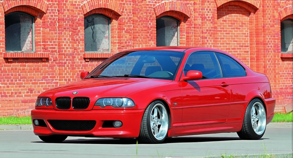 Your car rendered in Ferrari Red gloss paint