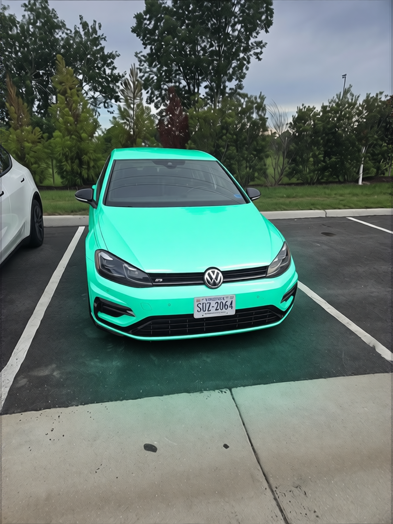 Your car rendered in Super Gloss LB Tiffany Blue gloss wrap
