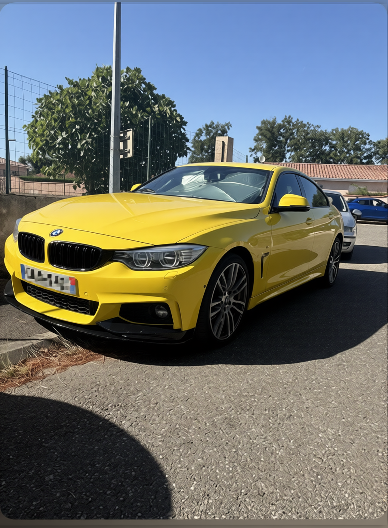 Your car rendered in Racing Yellow gloss paint