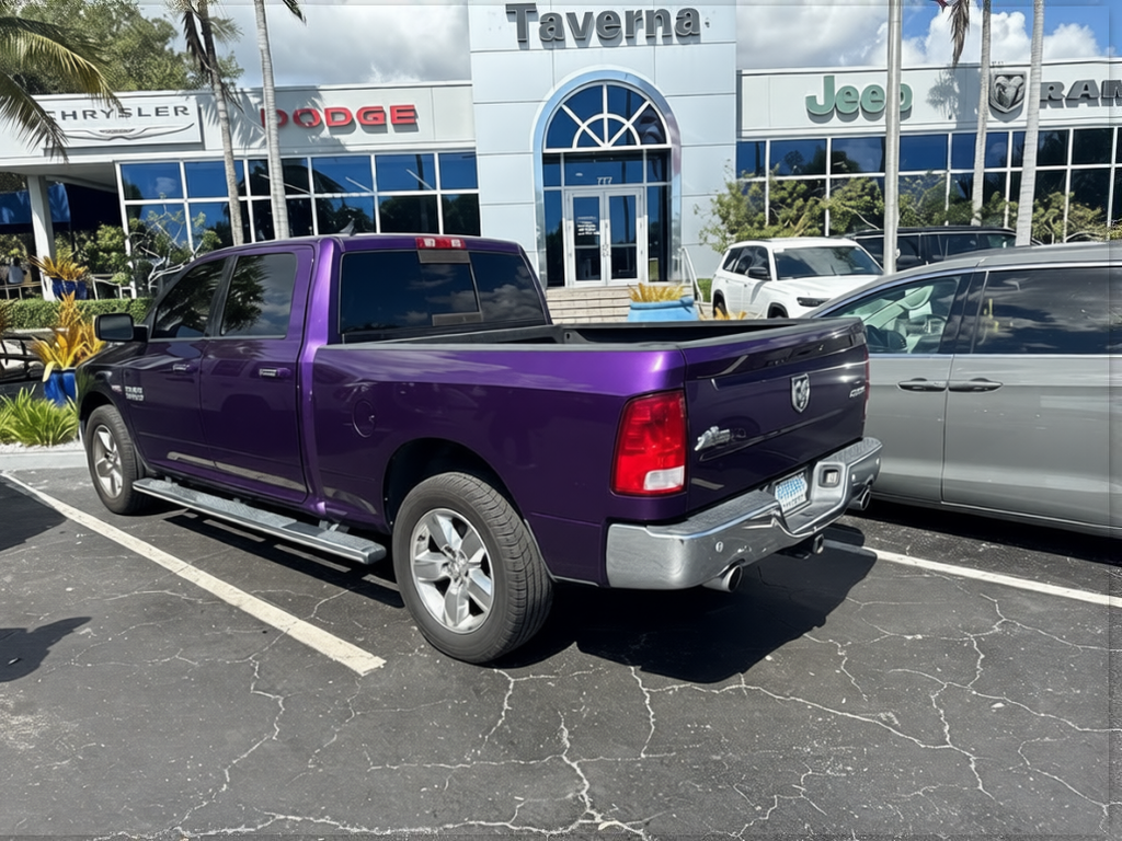 Ram 1500 rendered in Midnight Purple satin paint