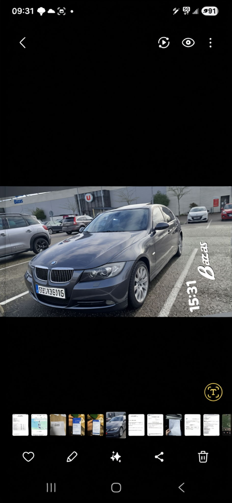Your car rendered in Nardo Grey gloss paint