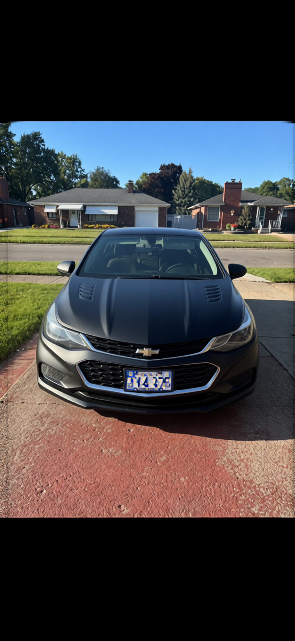 Your car rendered in Black matte paint