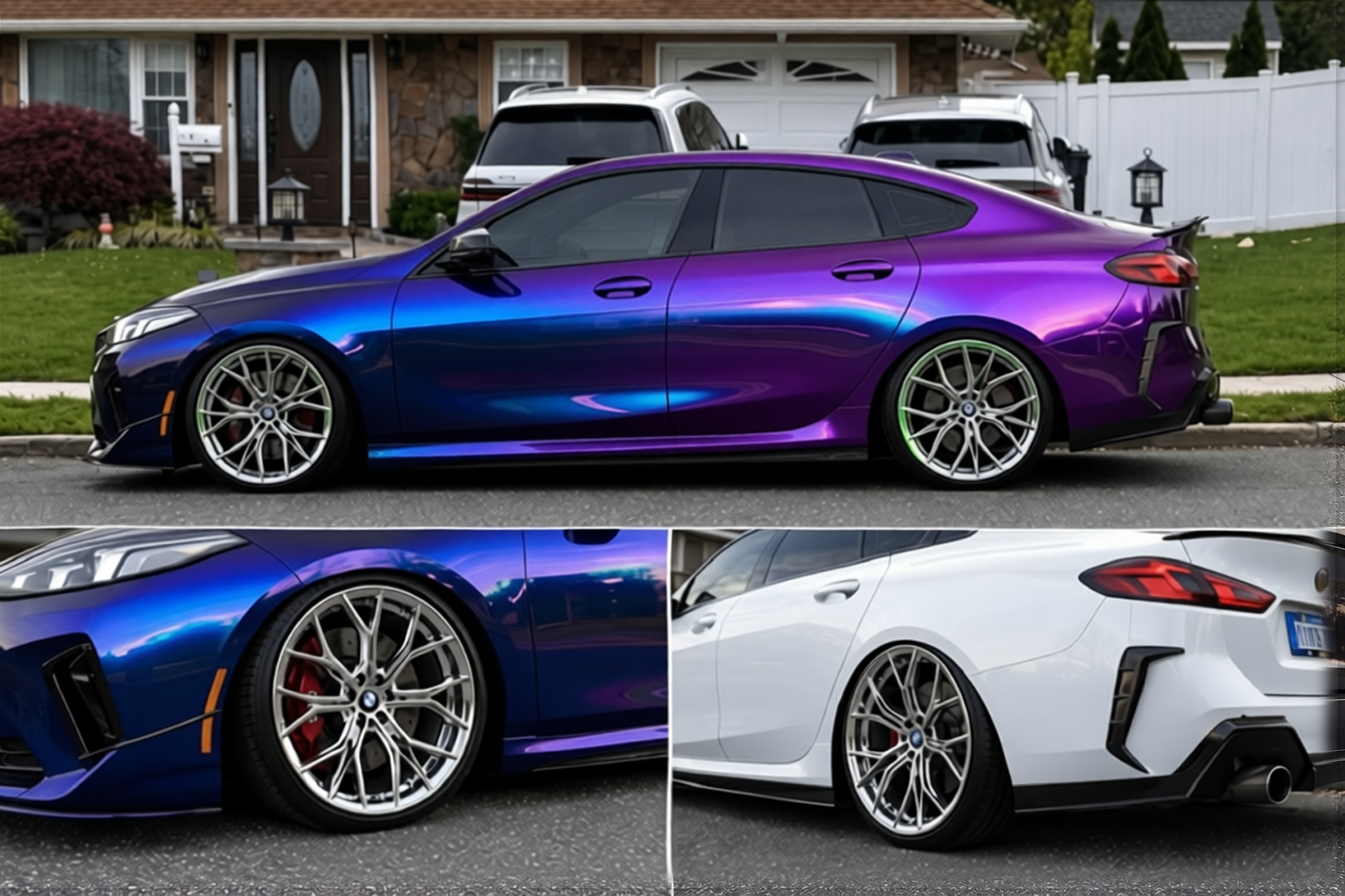 BMW 2 Series rendered in Super Gloss Spectrum gloss wrap