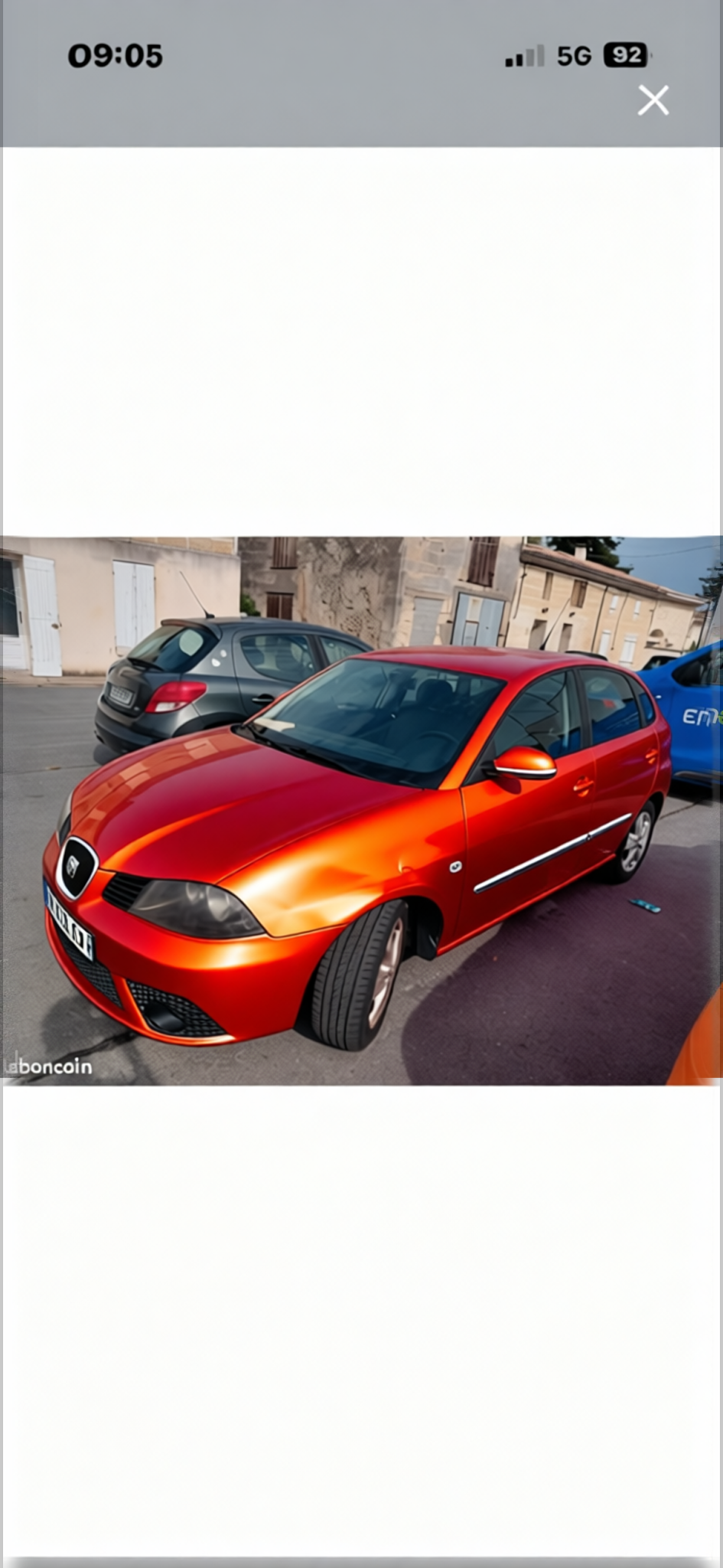 Seat Ibiza rendered in Gloss Dragon Fire Red gloss wrap