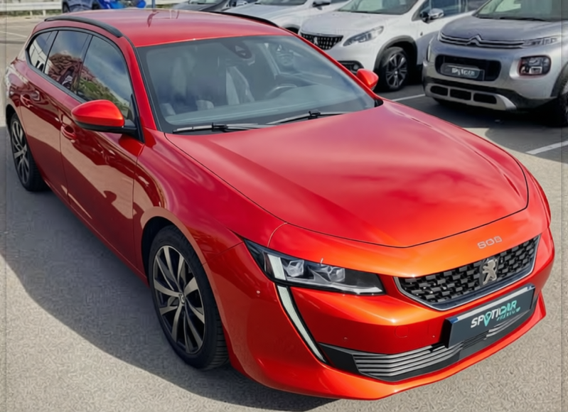 Your car rendered in Gloss Dragon Fire Red gloss wrap