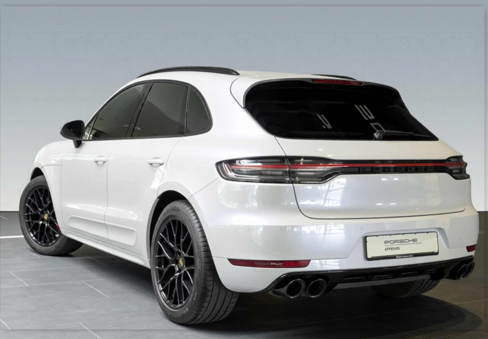 Your car rendered in Pearl White gloss paint