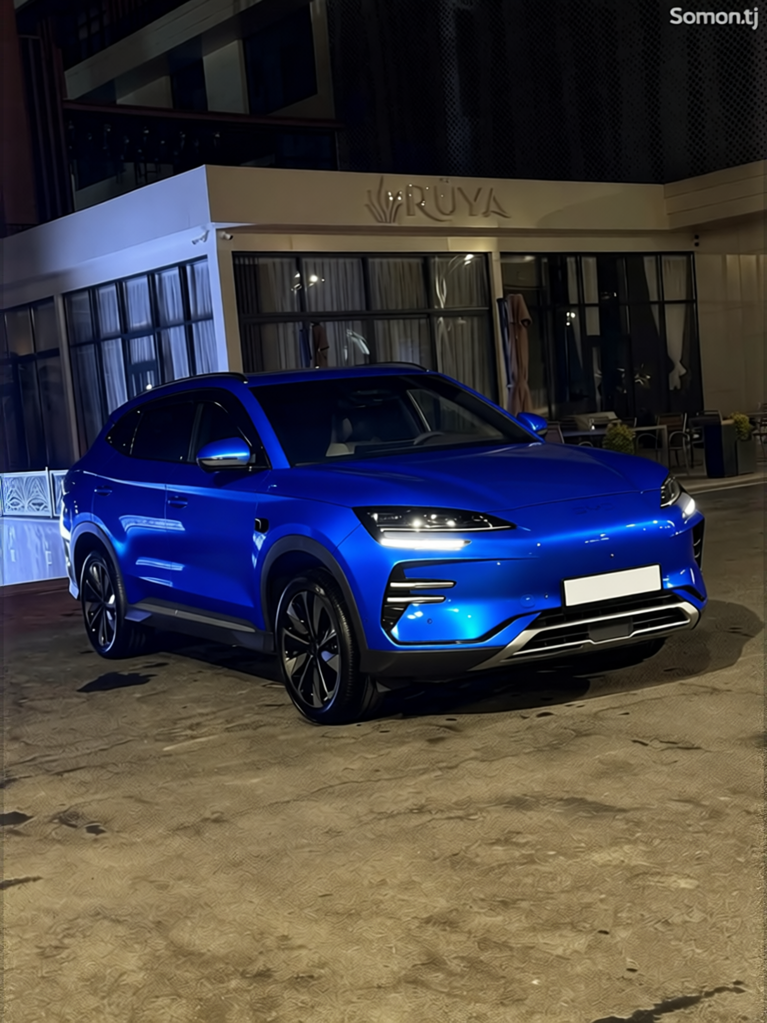 Your car rendered in Royal Blue gloss wrap