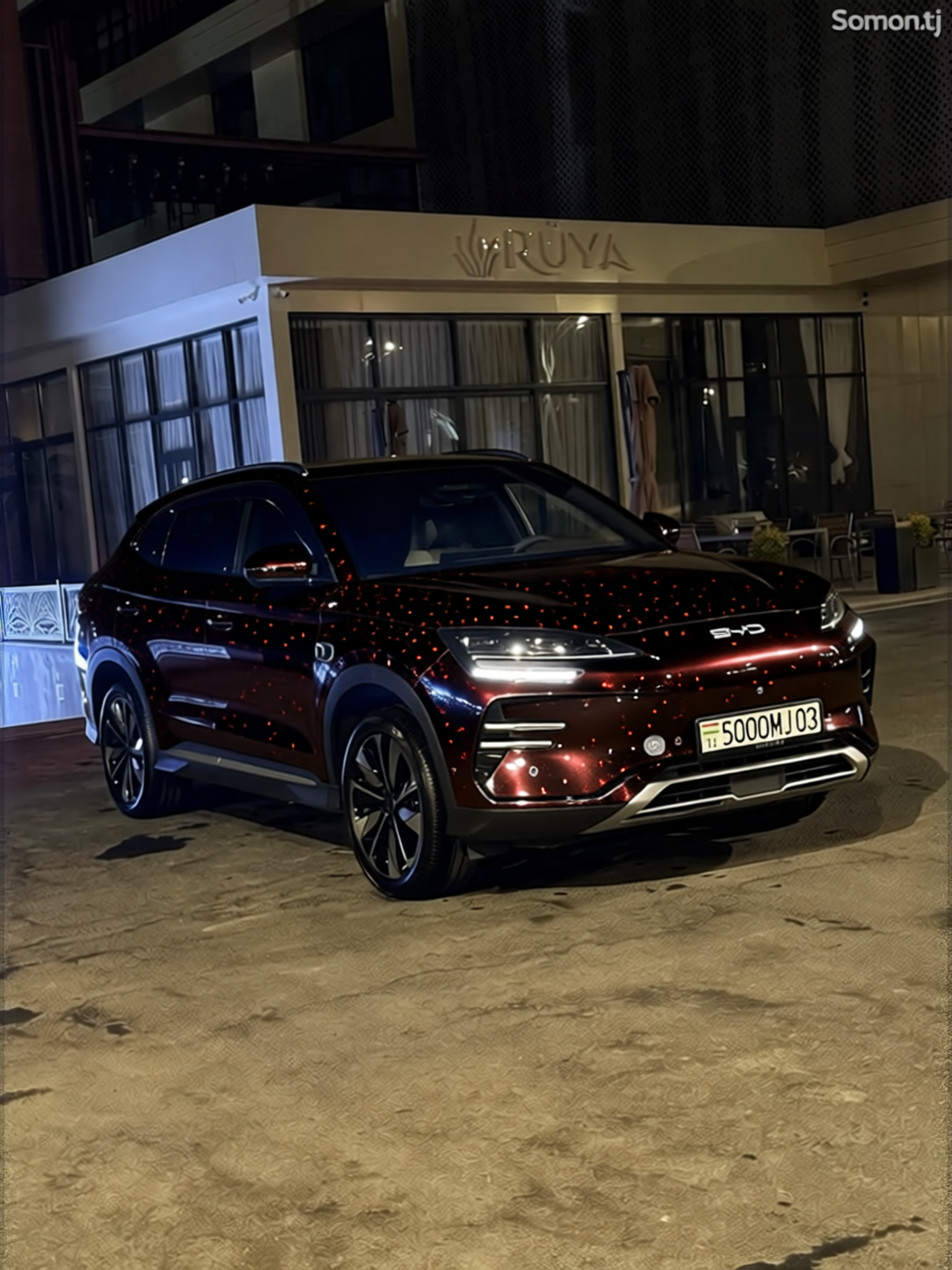 Your car rendered in Frozen Ruby gloss wrap
