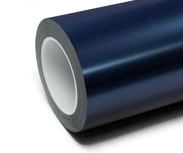 Texture du film Frozen Satin Metallic Navy