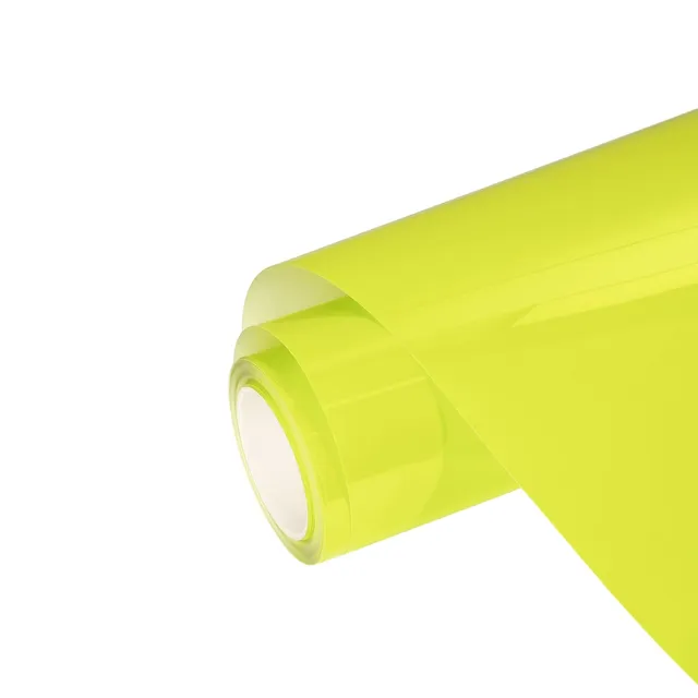 Texture du film Gloss Acid Lime Green