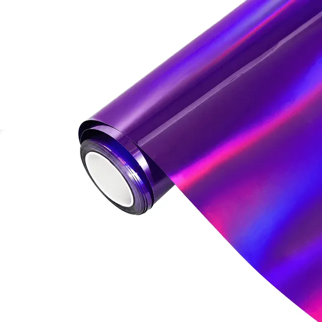 Texture du film Gloss Laser Chrome Purple