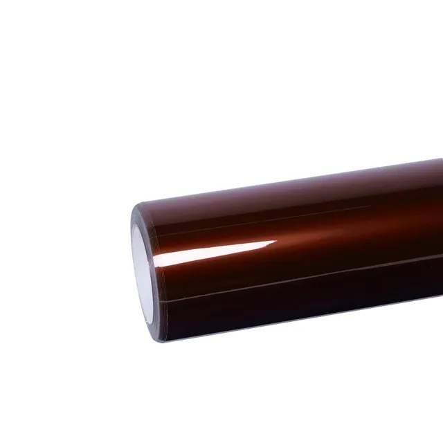 Texture du film Gloss Metallic Mahogany Red