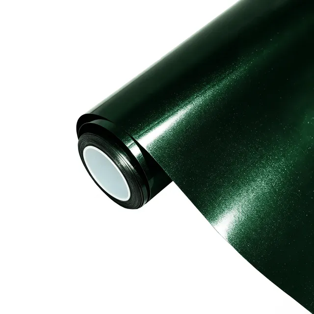 Texture du film Gloss Pearlized Benz Emerald Green
