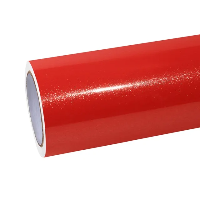 Texture du film Gloss Red Glitter