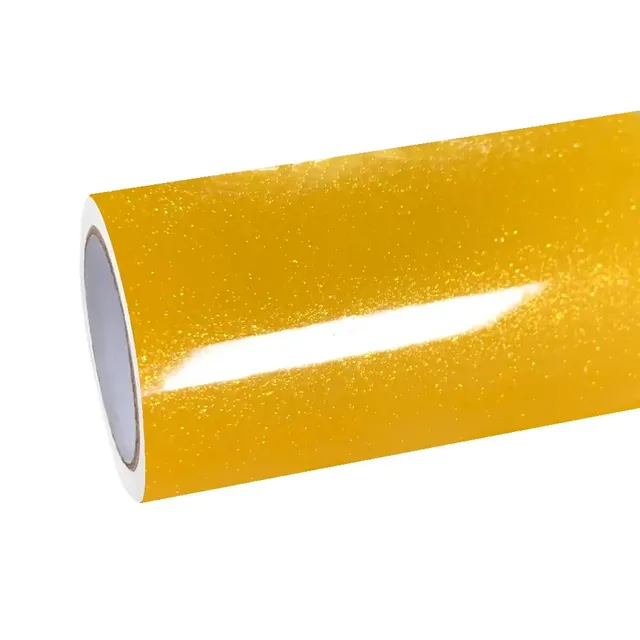 Texture du film Gloss Sparkle Sunflower Yellow