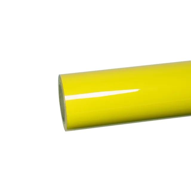Texture du film Glossy Crystal Lemon Yellow