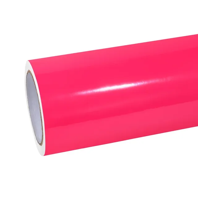 Texture du film Glossy Fluorescent Pink