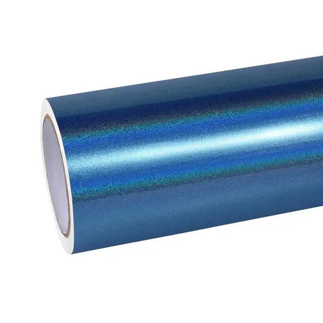 Texture du film Glossy Laser Blue