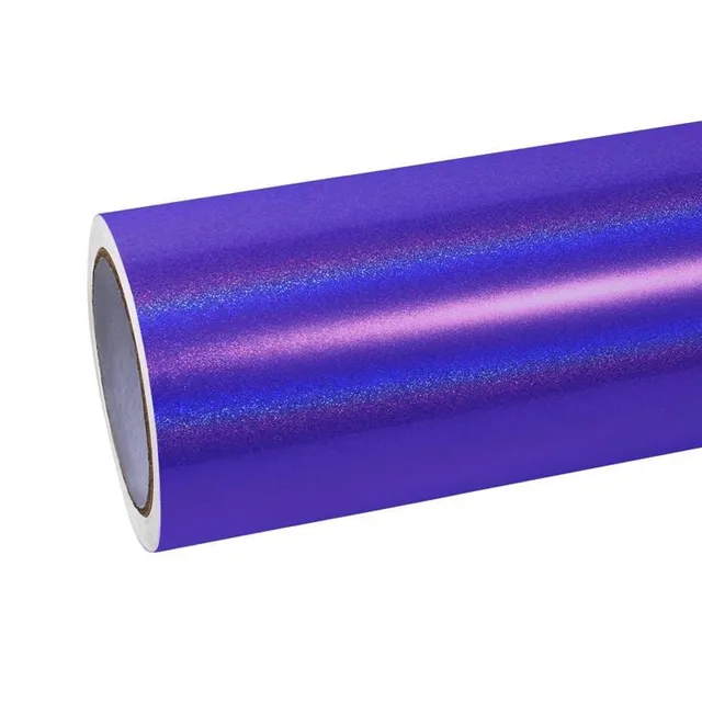 Texture du film Glossy Laser Dark Purple