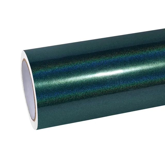 Texture du film Glossy Laser Green