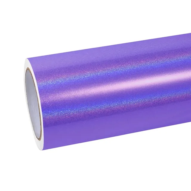 Texture du film Glossy Laser Light Purple