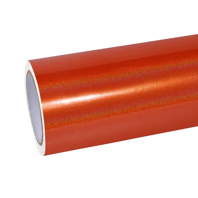 Texture du film Glossy Laser Orange