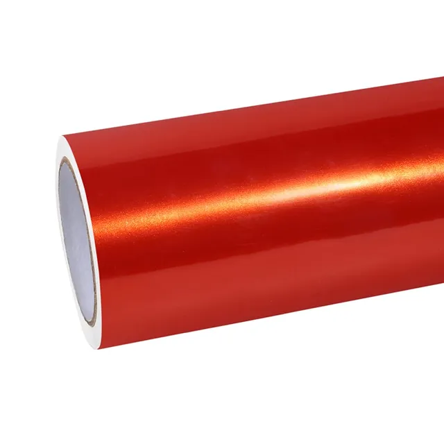 Texture du film Glossy Metal Paint Orange