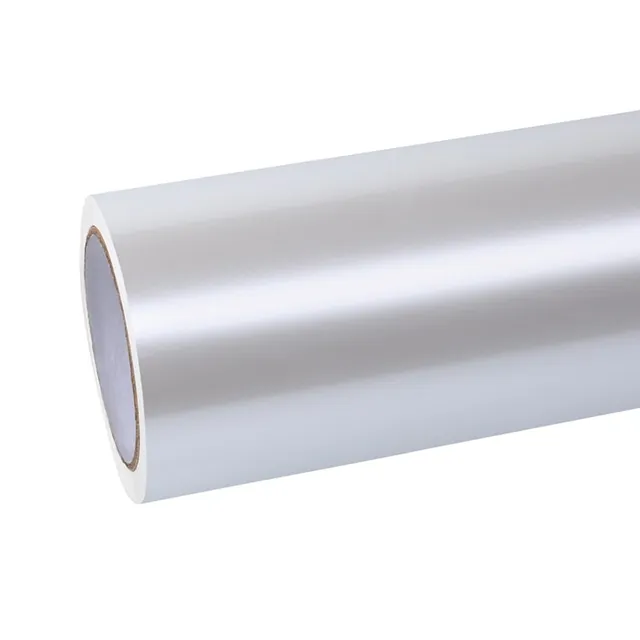 Texture du film Glossy Metal Paint White