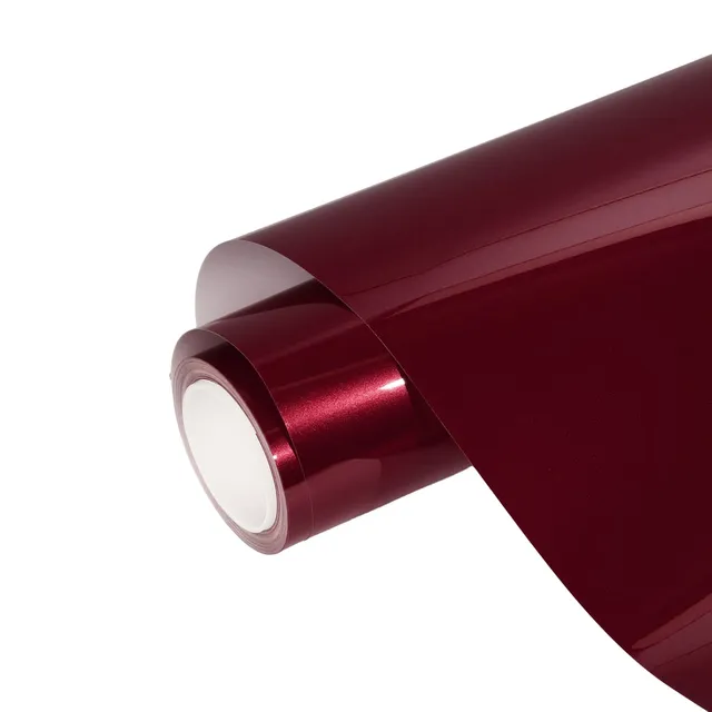 Texture du film Glossy Metallic Dark Cherry Red