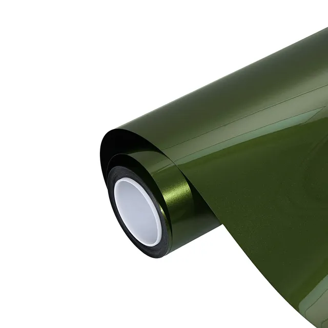 Texture du film Glossy Metallic Mamba Green