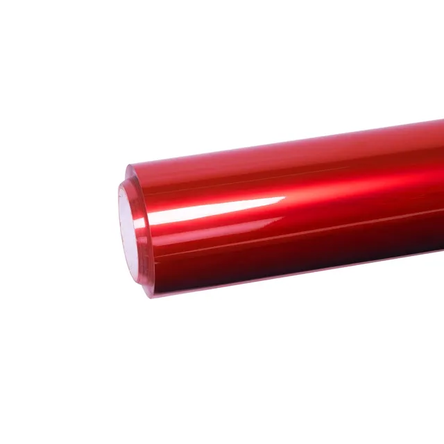Texture du film Glossy Metallic Paint Fire Red