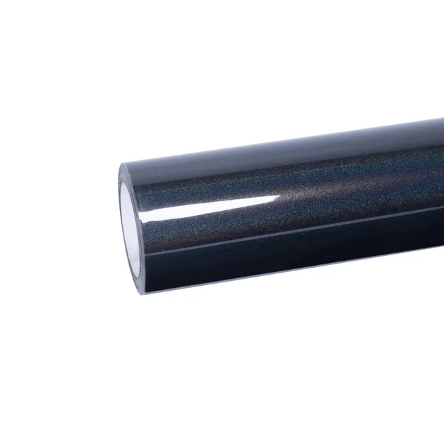 Texture du film Glossy Rainbow Laser Black