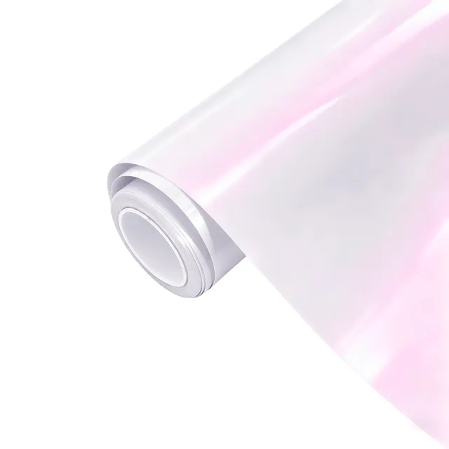 Texture du film Glossy White To Pink