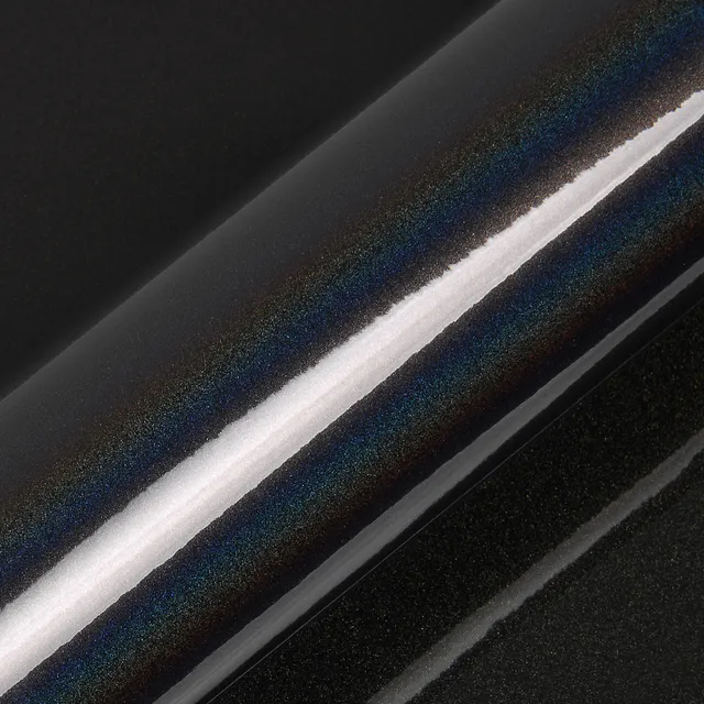 Texture du film Gloss Coal Black Rainbow
